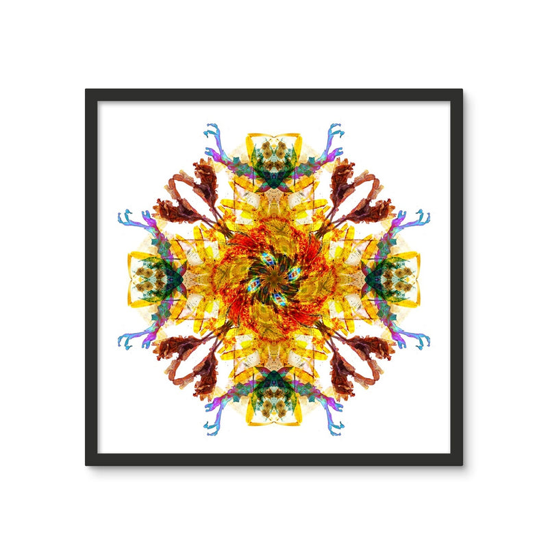 Ancient Wisdom Mandala Framed Photo Tile