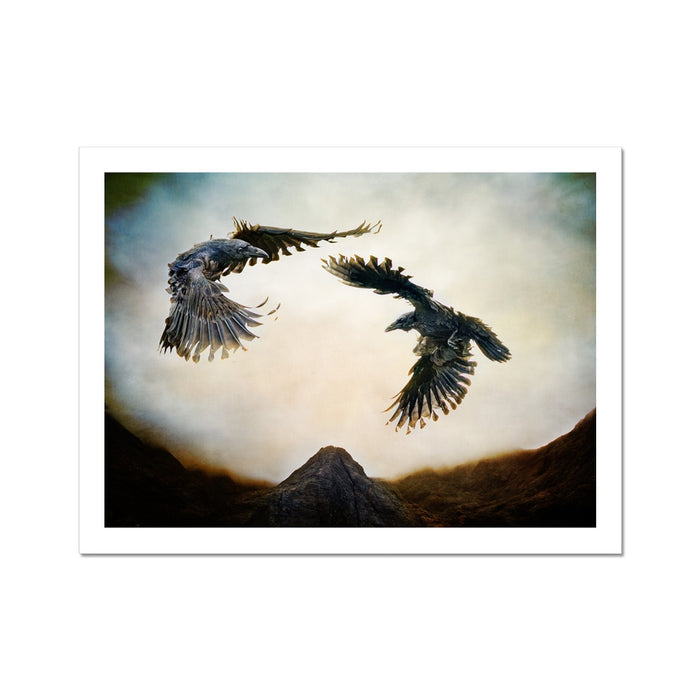 Odin's Ravens Fine Art Print