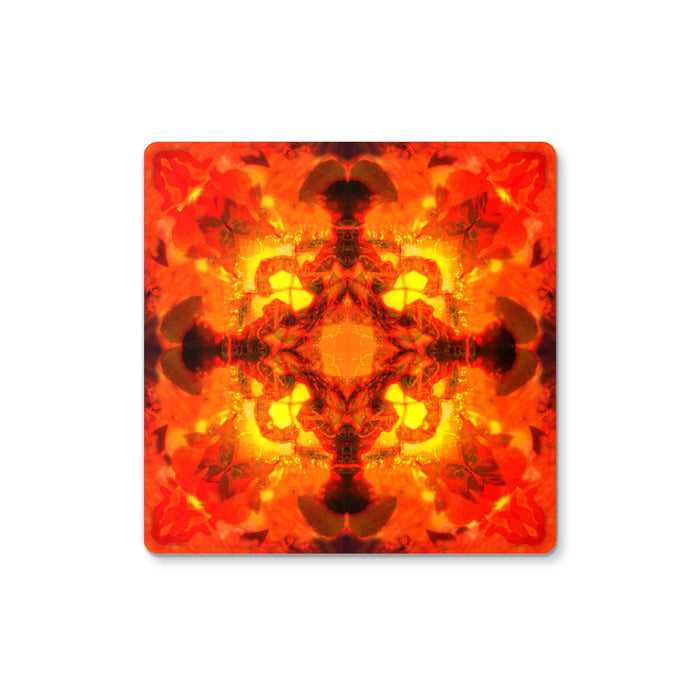 Fire Elemental Mandala Coaster