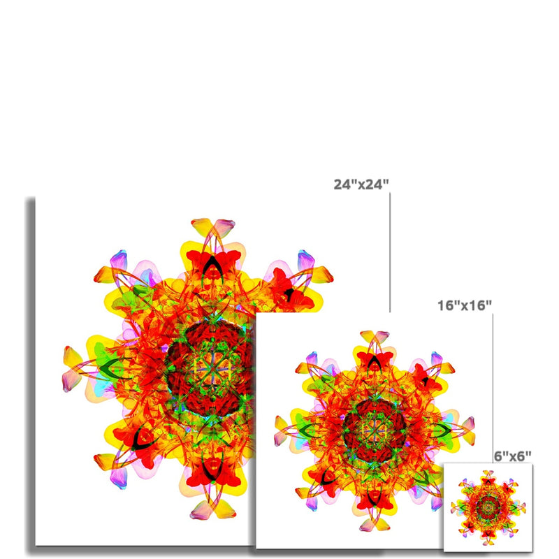 Creative Nurturing Mandala Hahnemühle Photo Rag Print